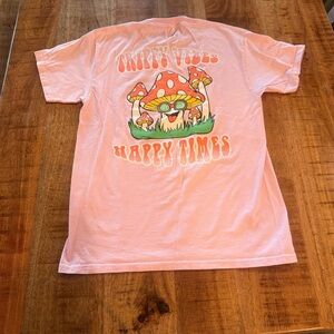 Eighty Eight Pink Mushroom Graphic T-Shirt